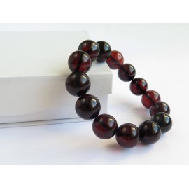 Red Cherry Baltic Amber Bracelet 28.85 grams