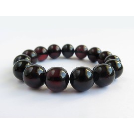 Red Cherry Baltic Amber Bracelet 21.82 grams