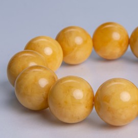 Egg Yolk Amber Bracelet, 51 grams
