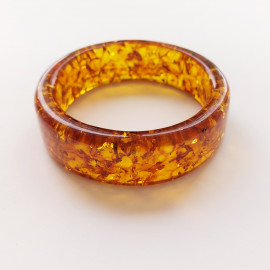 Bangle Cognac Bracelet Natural Amber 37g