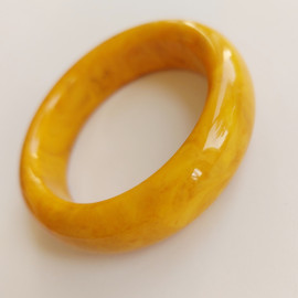 copy of Cognac / Yellow Baltic Amber Bracelet 41.50 grams