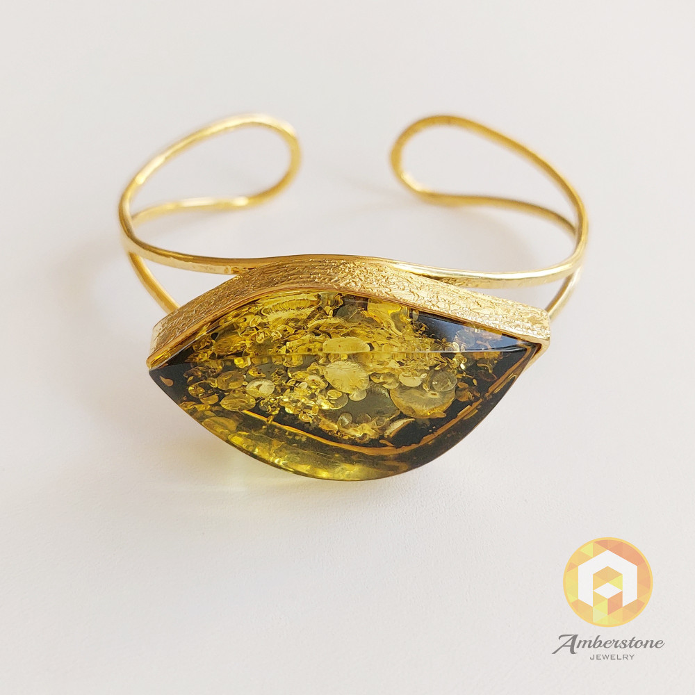 copy of Cognac / Yellow Baltic Amber Bracelet 41.50 grams