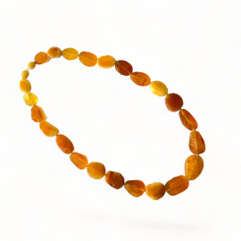 copy of Amber Necklace Red Color Amber Round Beads Necklace