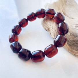 سوار عنبر البلطيق الأصلي المصنوع يدويًا عالي...