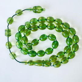 كونياك عنبر طبيعي سبحة اسلامية مصنوعة من كهرمان البلطيق الطبيعي 117 جرام