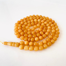 عنبر البلطيق العتيق، مسبحة إسلامية 33 خرزة،...