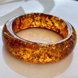 copy of Cognac / Yellow Baltic Amber Bracelet 41.50 grams