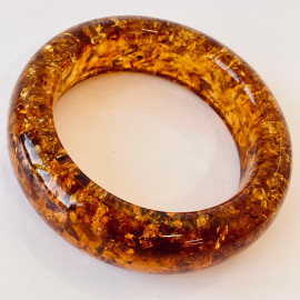 copy of Cognac / Yellow Baltic Amber Bracelet 41.50 grams