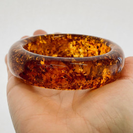 copy of Cognac / Yellow Baltic Amber Bracelet 41.50 grams