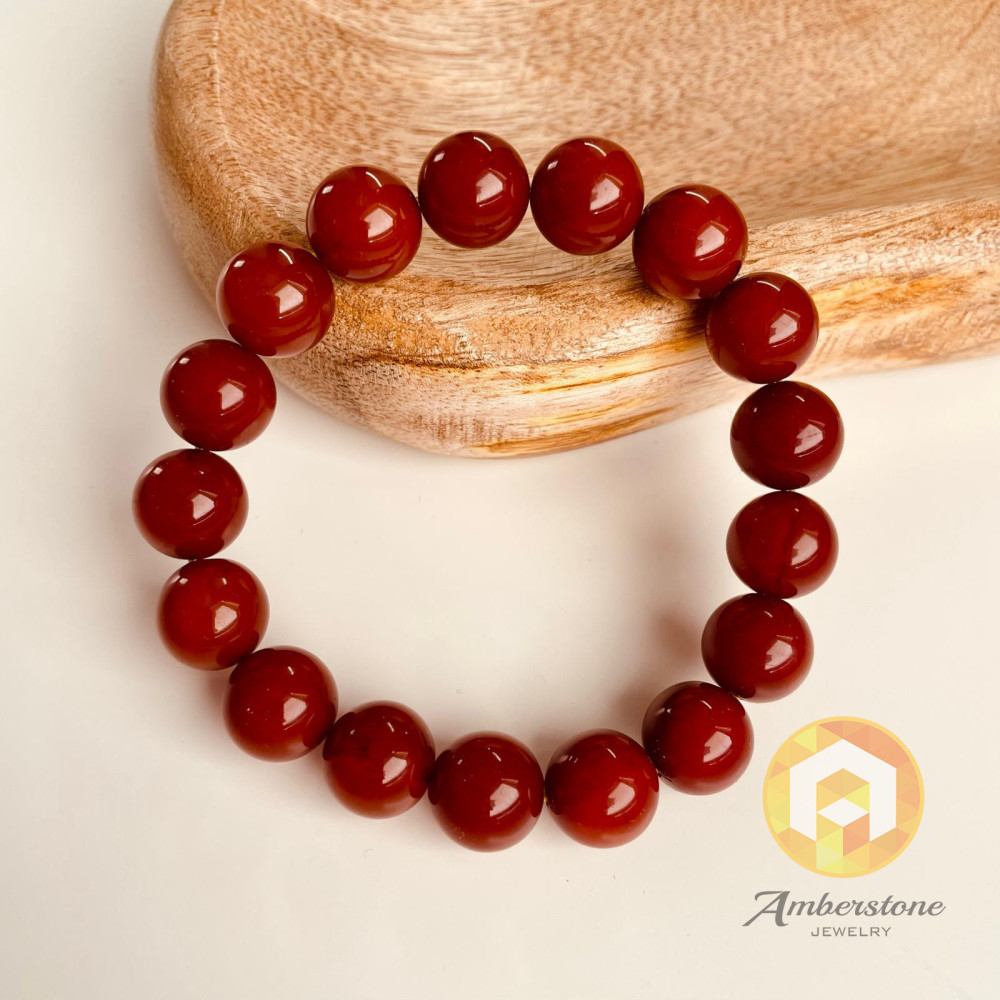 Natural Amber, Premium Quality Handmade, Vintage Bracelet