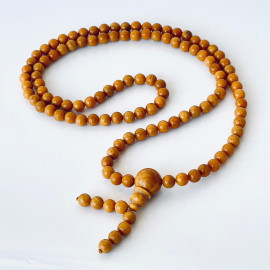 خرز مالا من كهرمان البلطيق كونياك: مسبحة بوذية...