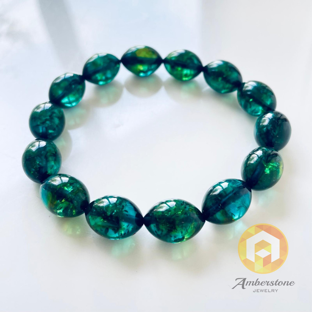 copy of Simple Green Baltic Amber Bracelets