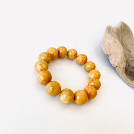 حجر العنبر سوارصنع يدوي21.82جرام