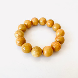 حجر العنبر سوارصنع يدوي21.82جرام