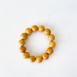 Yellow Amber Bracelet, Natural Amber Beads