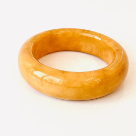 سوار مصنوع يدويًا من العنبر البلطيقي الطبيعي