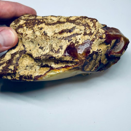 كونياك عنبر طبيعي سبحة اسلامية مصنوعة من كهرمان البلطيق الطبيعي 117 جرام