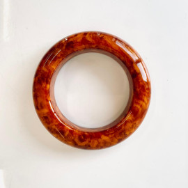 سوار مصنوع يدويًا من العنبر، كهرمان بني عتيق