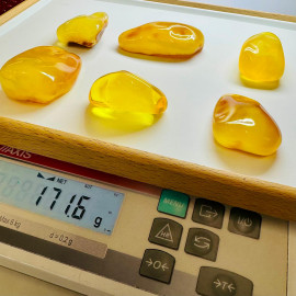 
🎥 Raw Amber Set Stone Natural Baltic Amber