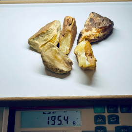 🎥 Raw Amber Set Stone Natural Baltic Amber