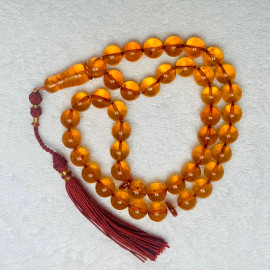 عنبر البلطيق العتيق، مسبحة إسلامية 33 خرزة،...