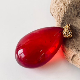 Royal Red Amber Pendant