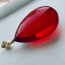 Royal Red Amber Pendant