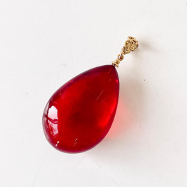 Royal Red Amber Pendant