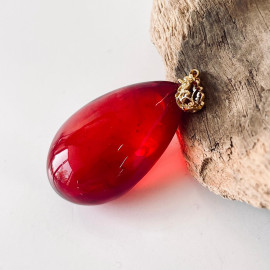 Royal Red Amber Pendant