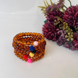 Natural Cognac Amber, Bracelet Baltic Amber 12*18mm