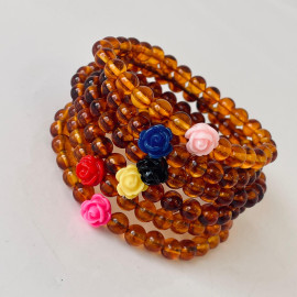 Natural Cognac Amber, Bracelet Baltic Amber 12*18mm
