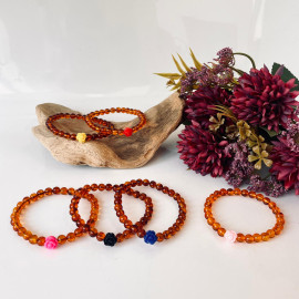 Natural Cognac Amber, Bracelet Baltic Amber 12*18mm