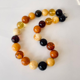 Genuine Baltic Yellow Baltic Amber bracelet beads 16mm