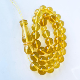 Lemon Baltic Amber Prayer Beads