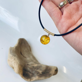 Simple Natural Baltic Amber Pendant