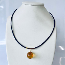 Simple Natural Baltic Amber Pendant