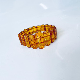 Natural Cognac Amber, Bracelet Baltic Amber 12*18mm