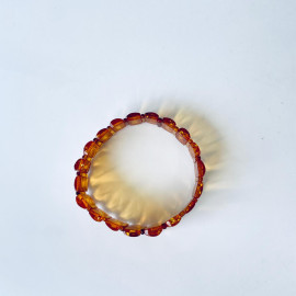 Natural Cognac Amber, Bracelet Baltic Amber 12*18mm