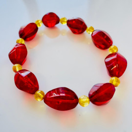 سوار عنبر البلطيق الأصلي المصنوع يدويًا عالي...