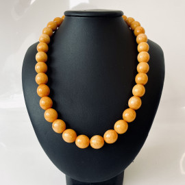 Natural Orange Baltic Amber Necklace