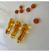 Cognac Imam with Spacers For Islamic Prayer Beads