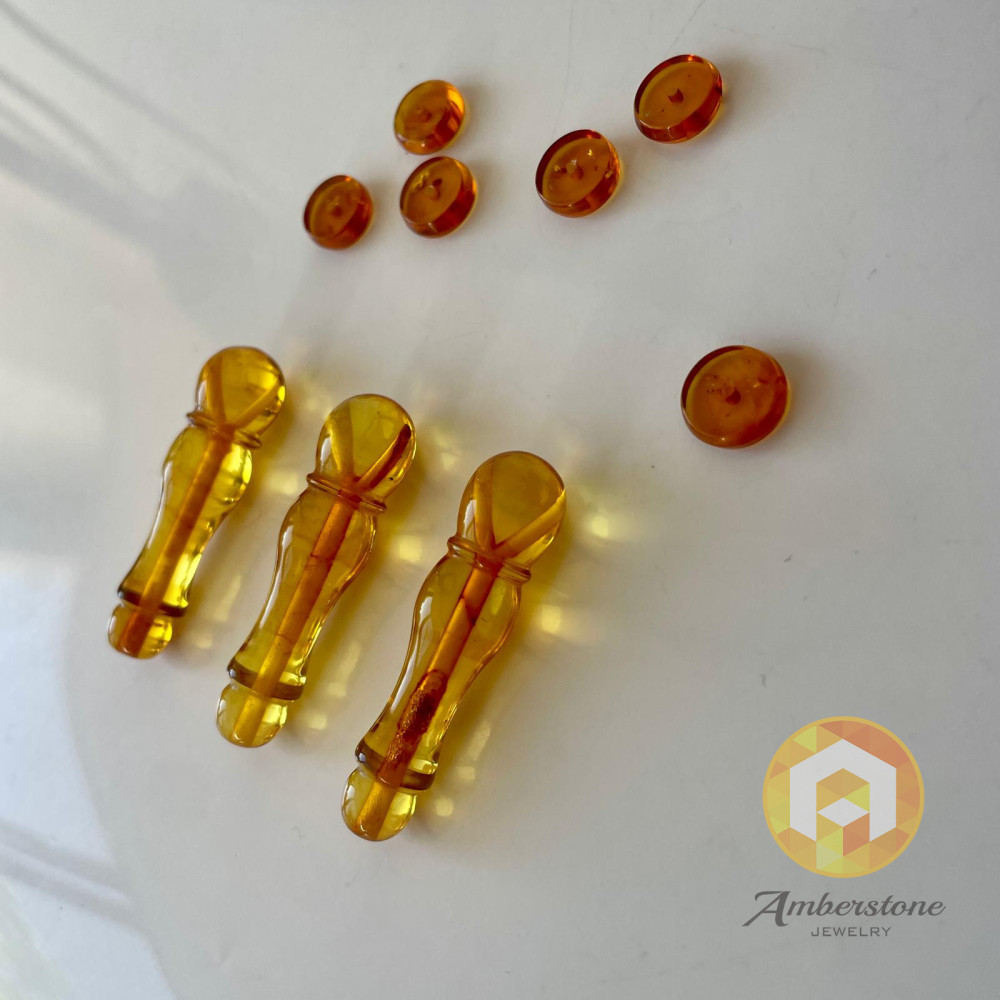 Cognac Imam with Spacers For Islamic Prayer Beads