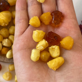 Loose Rose-Shaped Beads, For Making Jewelry 10 grams