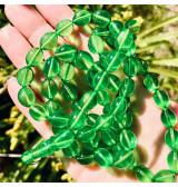 Baltic Amber Islamic Prayer, Green Olive Beads Rosary
