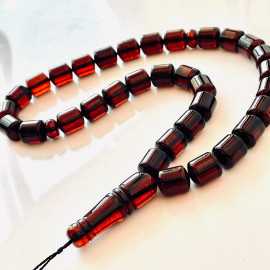 حجر جرام مسبحة  الصلاة 82.3  عنبر البلطيق