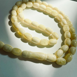 Islamic Amber Prayer Beads, 45 Beads Tasbih