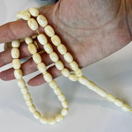 Islamic Amber Prayer Beads, 45 Beads Tasbih