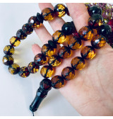 Faceted Cherry Baltic Amber...