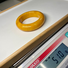 Natural Bangle Bracelet, Butterscotch Amber Bangle