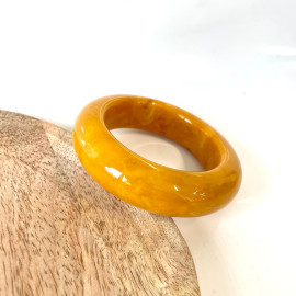 Natural Bangle Bracelet, Butterscotch Amber Bangle